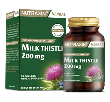 Nutraxin Milk Thistle 200 Mg 60 Tablet