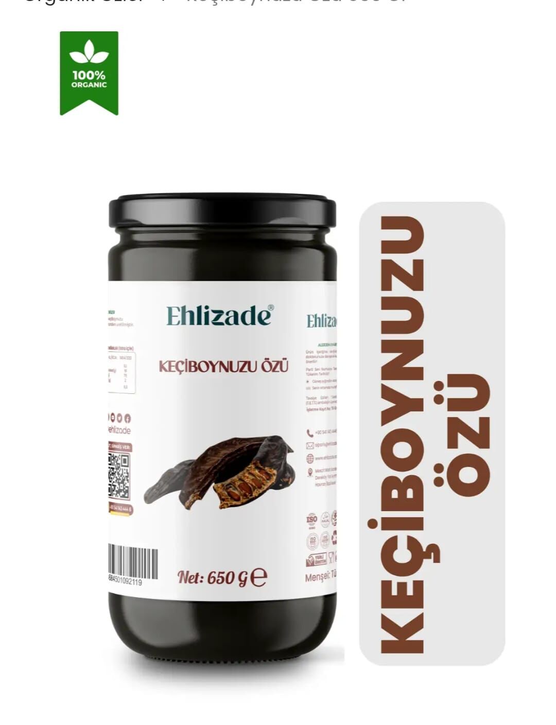 Keçiboynuzu Özü 650 Gr