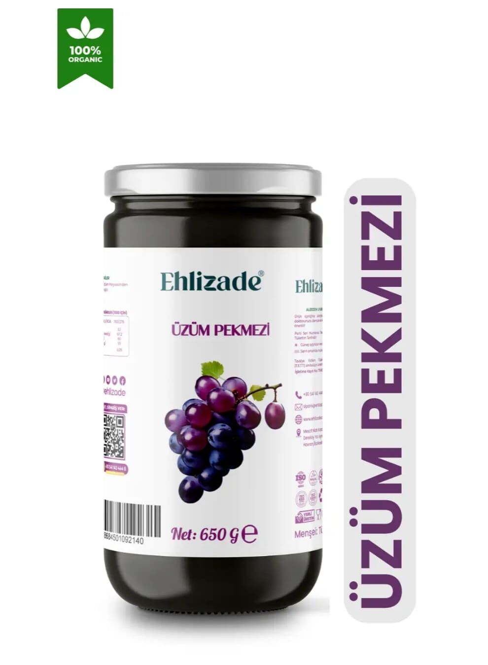Üzüm Pekmezi 650 Gr