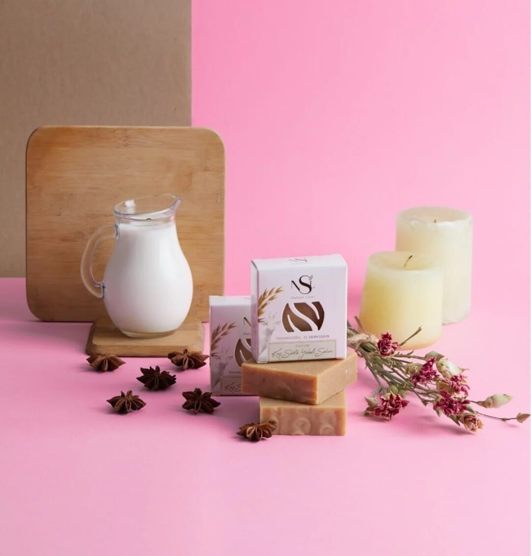 NSL NATURAL CARE %100 Doğal Keçi Sütlü Ve Yulaflı Doğal Sabun